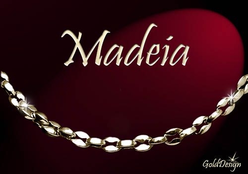 Madeia - náramek zlacený